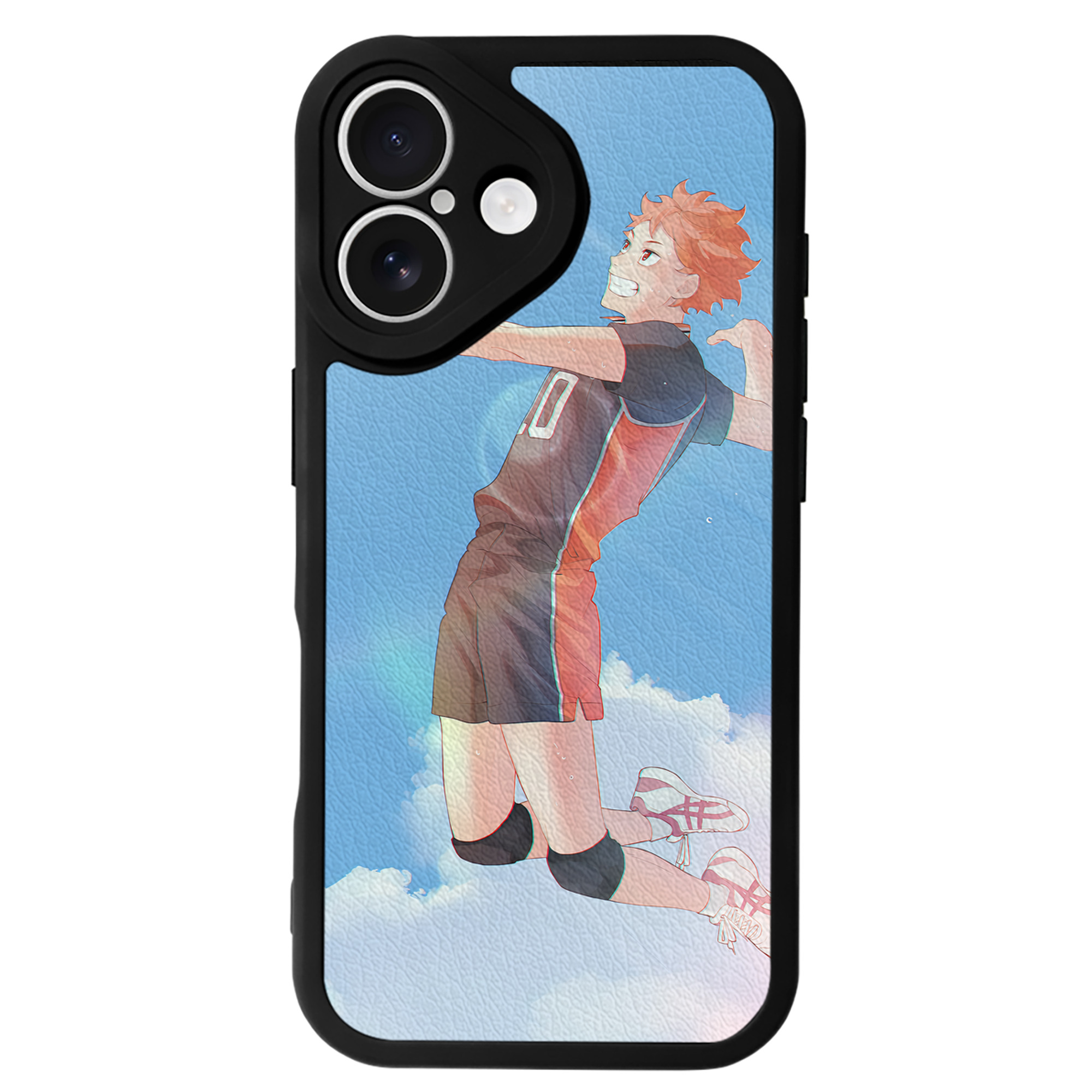 （画像用） ハイキュー!! Haikyu!! 【iPhone 16シリーズ対応】シリコンスマホケース（レザー調） 材質：シリコン